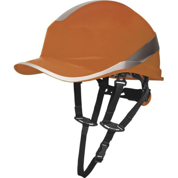 ABS SAFETY HELMET "BASEBALL CAP" SHAPE + CHIN ATTACHMENT - ROTOR ADJUSTMENT