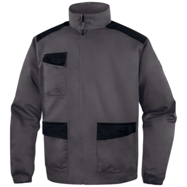 Lightweight men's work jacket crafted from breathable fabric, ideal for comfort and mobility during work activities.